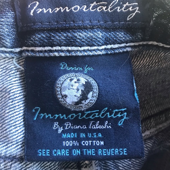 Immortality Denim with Swarovski Crystal Pockets - Picture 2 of 3
